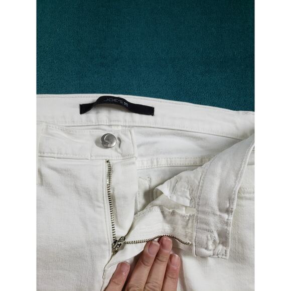 Joes Jeans Size 28 Petite Womens White Stretch Pants Ladies Mid Rise Bootcut USA - Picture 5 of 13
